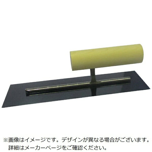 ナルセ商工 カネ三　油焼角鏝　元幅76×先幅72　コテ長さ210mm AKK-210