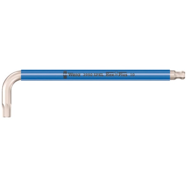 Wrenches - WERA社｜ヴェラ Wera　3950　SPKL　Hex−Plus　　ステンレス六角レンチ　10．0　blue 0022668