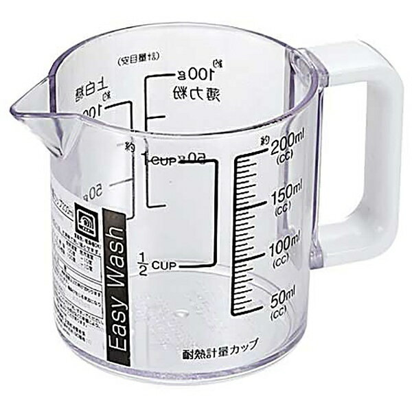 パール金属｜PEARL METAL Easy Wash 食洗機耐熱計量カップ200ml C-8677