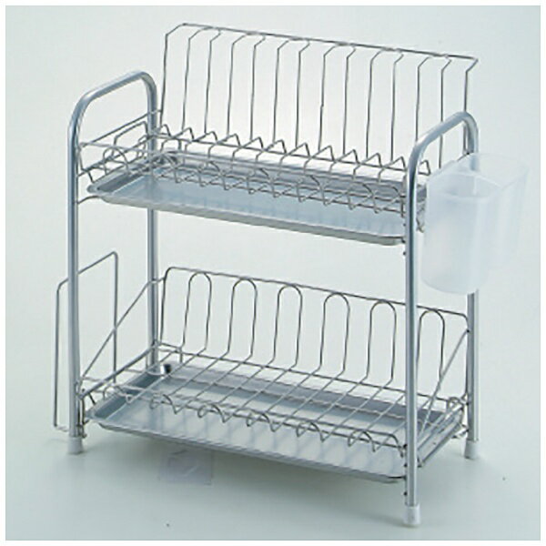 パール金属｜PEARL METAL シンプルウェア スリム2段式水切りバスケット HW-7302