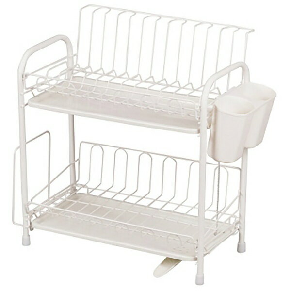 パール金属｜PEARL METAL アレスタ 水切りラックスリム2段 水が流れるトレー HB-1858(3.0)