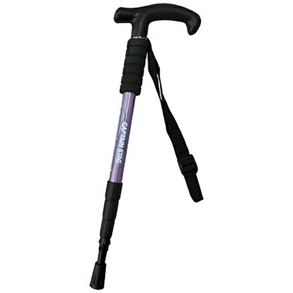 CAPTAIN STAG｜キャプテンスタッグ FEEL BOSCO トレッキングステッキ Tグリップコンパクト 4段スライド..