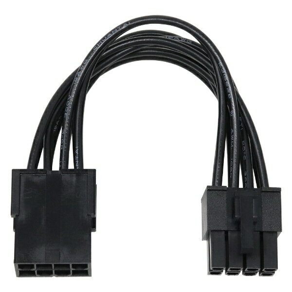 ainex｜アイネックス EPS12V用電源延長ケーブル 10cm ブラック PX-013