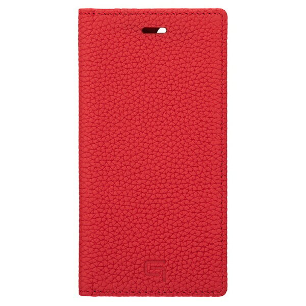 坂本ラヂヲ iPhone 12 mini German S-c Genuine Leather Book GBCSC-IP10RED レッド