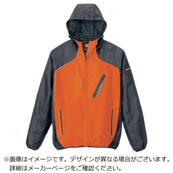 アイトス｜AITOZ アイトス　パーカーブルゾン（男女兼用）　オレンジ×チャコール　L 10302-163-L