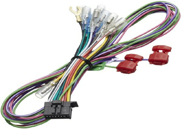 オーディオ取付部裏からバック信号が取れない車種にサイバーナビや楽ナビを各種取付キットと組み合わせて取付けるための汎用電源ケーブル