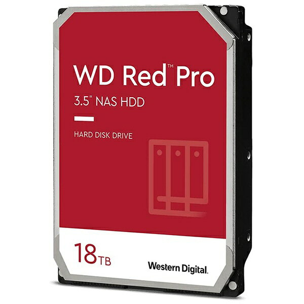 WESTERN DIGITAL｜ウェスタン デジタル 内蔵HDD SATA接続 WD Red Pro(NAS) WD181KFGX [18TB /3.5インチ]