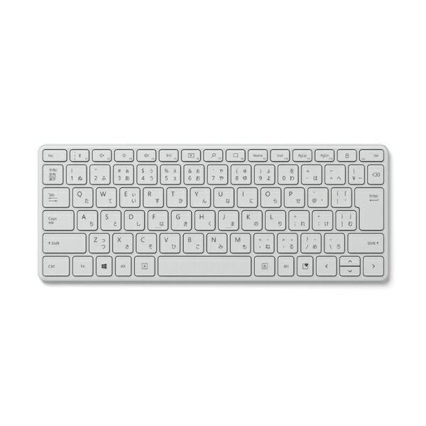 マイクロソフト｜Microsoft キーボード Designer Compact Glacier 21Y-00049 [Bluetooth /ワイヤレス]【rb_ keyboard_cpn】