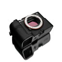 GARIZ|ゲリズ SONY α7c用本革ボディケース ブラック XS-CHA7cBK