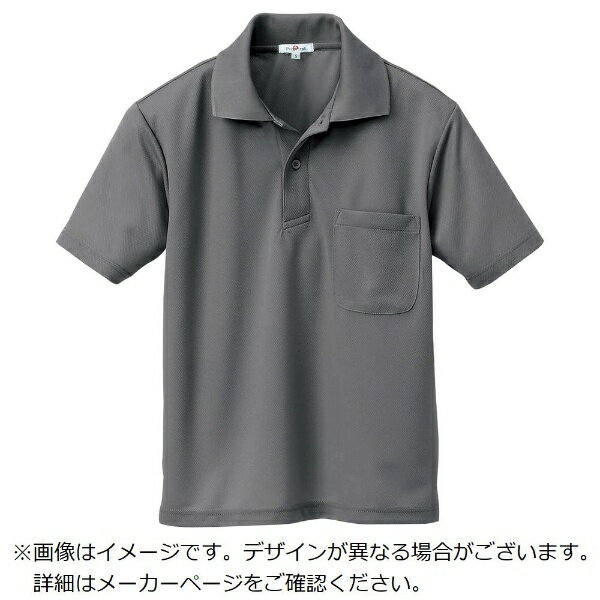 Work Clothes - アイトス｜AITOZ アイトス　吸汗速乾（クールコンフォート）半袖ポロシャツ（男女兼用）　チャコールグレー　M 10579-044-M