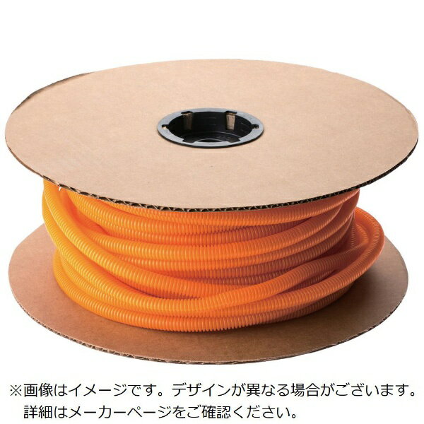 Rakuten - パンドウイット｜PANDUIT パンドウイット　コルゲートチューブ　ポリエチレン　スリット付き　オレンジ　内径7．0mm CLT25F-C3