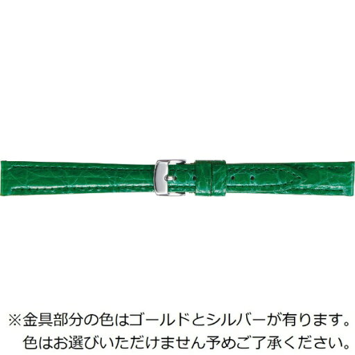 バンビ|BAMBI 時計バンド ワニ革(カイマン) かん幅12mm 美錠幅10mm【金具色指定不可】 SWA007MI グリーン (シャイニング) バンビ|BAMBI 時計バンド ワニ革(カイマン) かん幅12mm 美錠幅10mm【金具色指定不可】 SWA007MI グリーン (シャイニング)