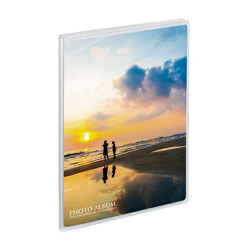 セキセイ|SEKISEI ミニポケ ポケットアルバム Lサイズ ヨコ 40枚収容 高透明 KP-7004-90