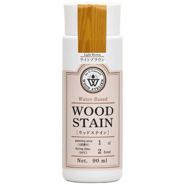 Washin Paint｜和信ペイント Wood Atelier ウッドステイン WS-10 ライトブラウン 90ml