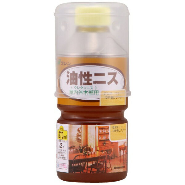 Washin Paint｜和信ペイント 油性ニス つや消しクリヤー 270ml