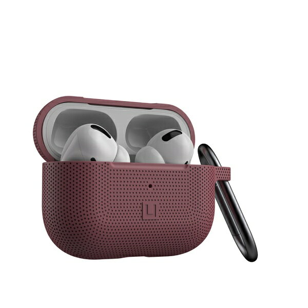 楽天ビック(ビックカメラ×楽天)のUAG｜URBAN ARMOR GEAR AirPods Pro(第1/2世代)対応 シリコンケース オーベルジーヌ UAG-RUAPPROS-AG｜アングル3