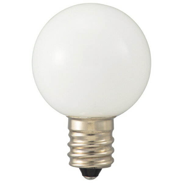 オーム電機｜OHM ELECTRIC LEDミニボール球装飾用 G30/E12/0.5W/15lm/電球色 LDG1L-H-E1213 E12 /ボール電球形 /電球色 /1個