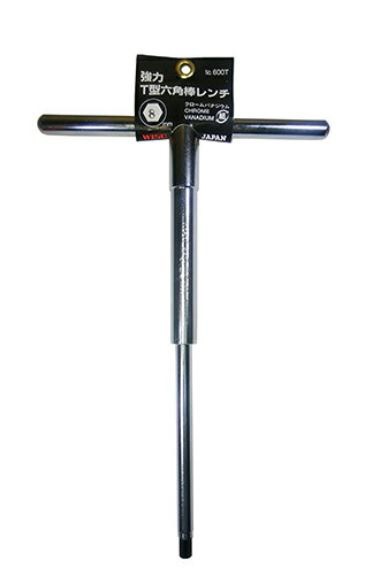 乐天商城 - ワイズ｜WISE 600T-80 T型六角棒レンチ8.0mmx280