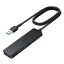 AUKEY　オーキー CB-H37-BK USB-Aハブ ブラック [バスパワー /4ポート /USB 3.1 Gen1対応]
