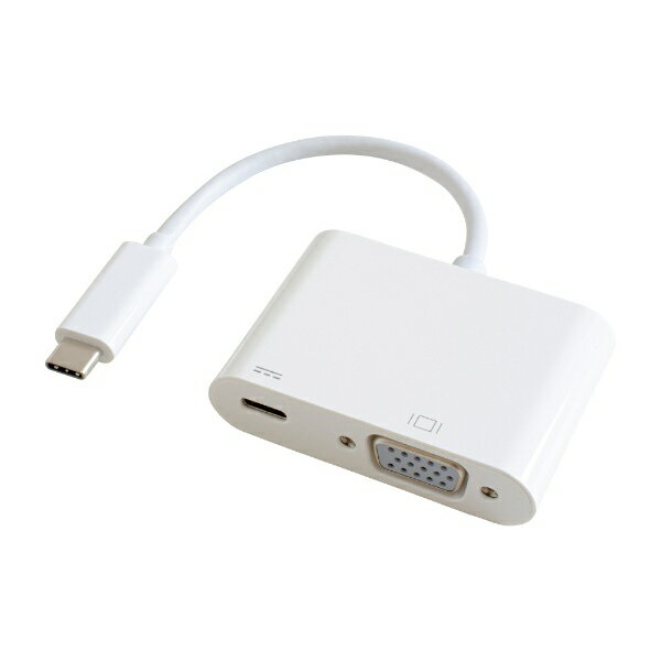 GOPPAåå Ѵץ [USB-C ᥹ VGA /USB-C᥹ /USB Power Deliveryб /60W] ۥ磻 GP-CV15H/W