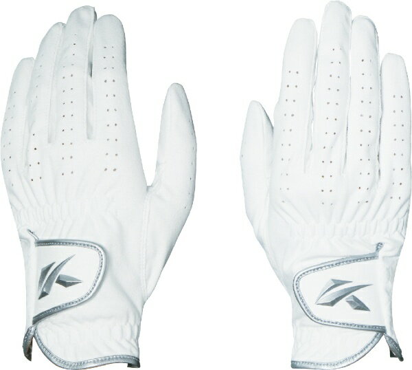 キャスコ｜kasco 【レディース 両手用】ゴルフグローブ タフフィットプラス(19cm/ホワイト) SF-2116LW【返品交換不可】
