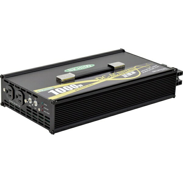 日動工業｜NICHIDO NE-INV1000-1M 正弦波インバータ（DC12/24V → AC100V）