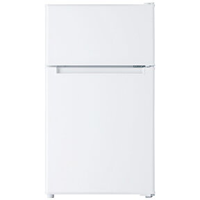【無料基本設置料】 ORIGINAL BASIC｜オリジナルベーシック 冷蔵庫 ホワイト BR-85A-W [幅47.4cm /85L /2ドア /右開きタイプ /2021年][一人暮らし 小型 新生活]