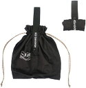 Creer｜クレエ パッカブル パラシュートナイロンバッグ PACKABLE PARACHUTE NYLON BAG(W300×H390mm/ブラック) 982040040