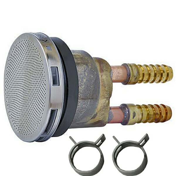 ●お風呂の追焚配管に使用。□付属品●一人施工フック、締付工具、ピンセット●規格： 13Aペアホース用●開口寸法： 50mm●浴槽厚み： 15mmまで●梱包サイズ： 100×100×200