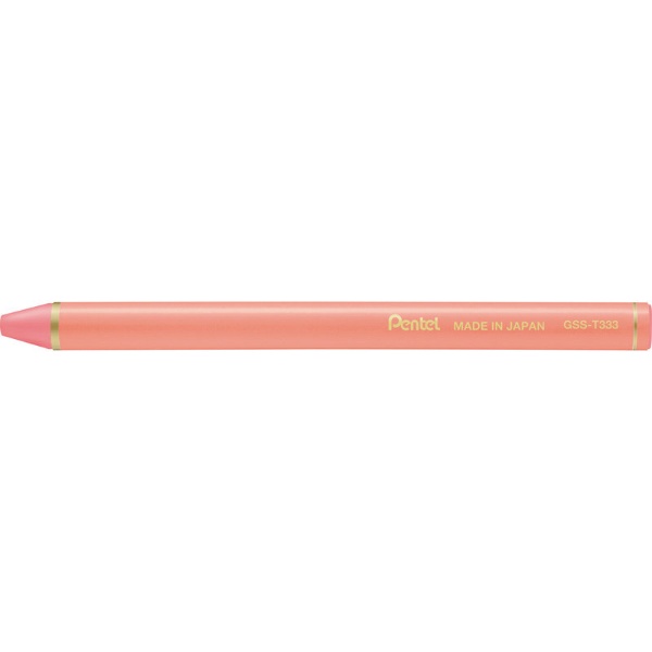ぺんてる｜Pentel Vistage(ヴィスタージュ) 水彩スティック 色鉛筆 単色 サーモンピンク GSS-T333