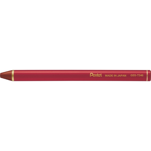 ぺんてる｜Pentel Vistage(ヴィスタージュ) 水彩スティック 色鉛筆 単色 レッドカラント GSS-T346