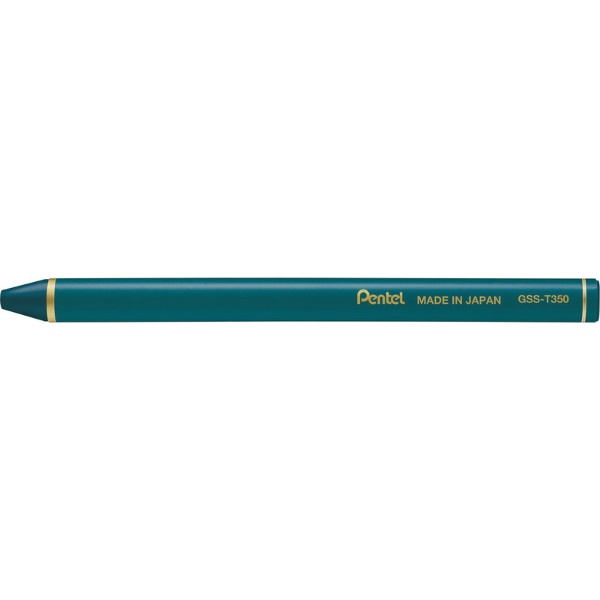 ぺんてる｜Pentel Vistage(ヴィスタージュ) 水彩スティック 色鉛筆 単色 プルシャングリーン GSS-T350