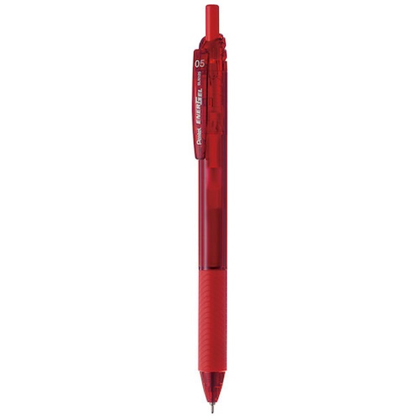 ぺんてる｜Pentel ENERGEL-S(エナージェル エス) ボールペン レッド(インク色：赤) BLN125-B 0.5mm