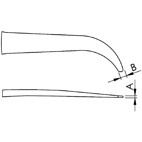 IDEAL-TEK｜アイデアルテック idealtek　耐酸耐磁ステンレスピンセット　120mm　先...