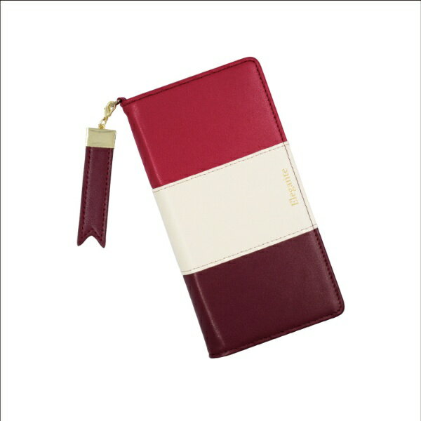 近通｜Kintsu AQUOS sense3 Plus対応 手帳型ケース エレガンテ トリコロール ルージュ TR-AQSE3P04RO