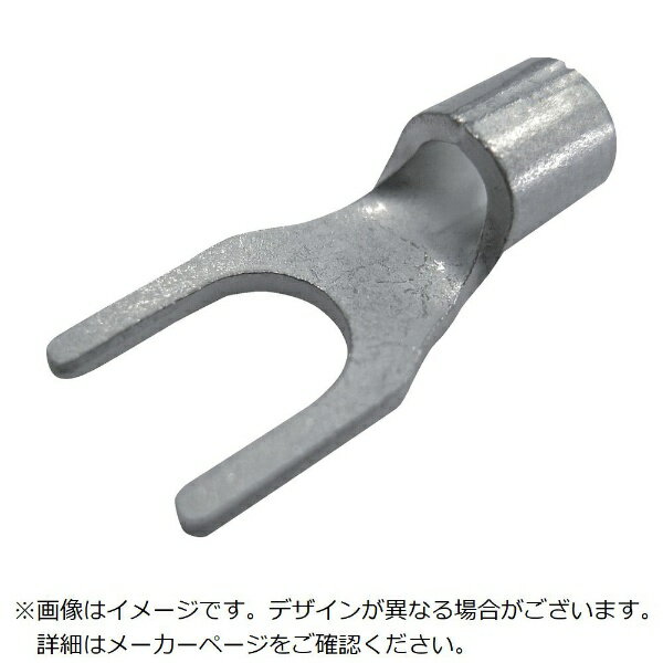 DAIDO SOLDERLESS TERMINAL MFG｜大同端子製造 DST　裸圧着端子　角先開形端子　F0．5−4　100個入り