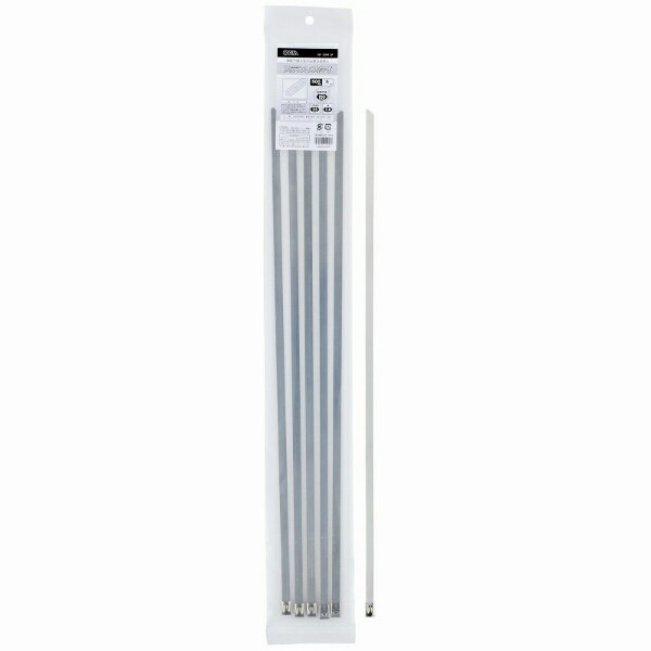 オーム電機｜OHM ELECTRIC ステンレスタイ 500mm 5本入 SST-500W5P