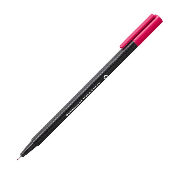 STEDLER STAEDTLER TRIPLAS FINE LINER PEN 0.3mm BOLDORRED 334-23 — vista 2