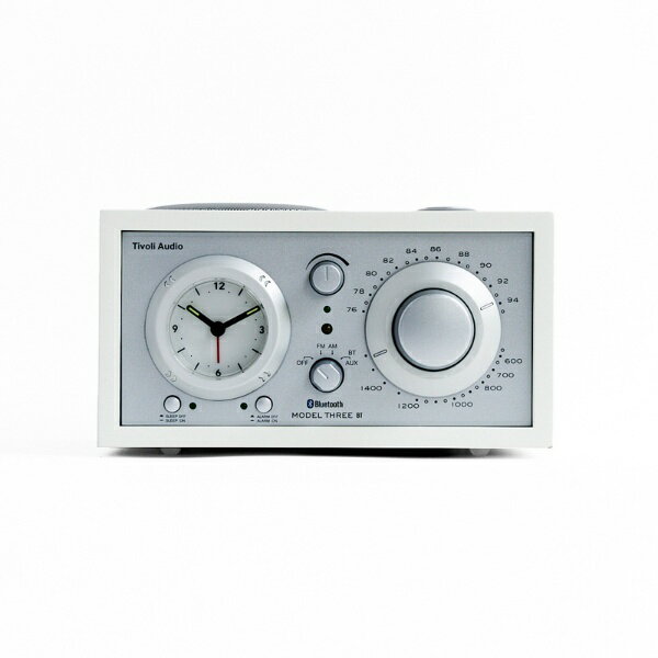 Tivoli Audio｜チボリオーディオ ブルートゥーススピーカー Model Three BT White/Silver M3BT2-1774-JP