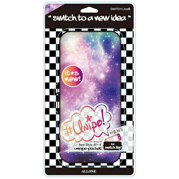 ALLONE｜アローン Switch Lite用 EVAカラーポーチ #Unipo スペーシー ALG-NSMUSC【Switch Lite】