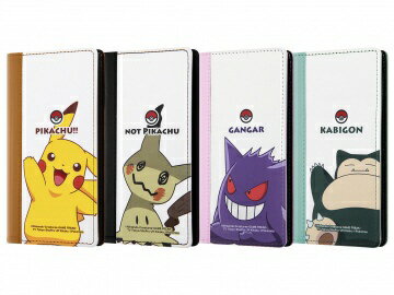 イングレム Ingrem iPhone 12 mini /『ポケットモンスター』/手帳型 FLEX CASE バイカラー SS/『ミミッキュ/スタンダード』 IJ-PP26CC2FXSSB1WB/PK2