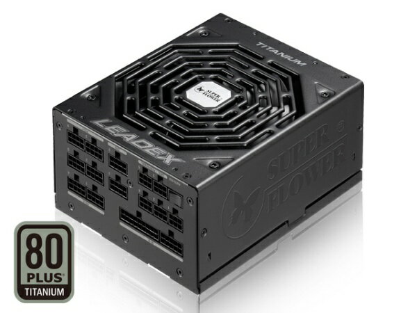 SUPER FLOWER｜スーパーフラワー PC電源 LEADEX TITANIUM 1000W ブラック SF-1000F14HT 1000W /ATX /Titanium