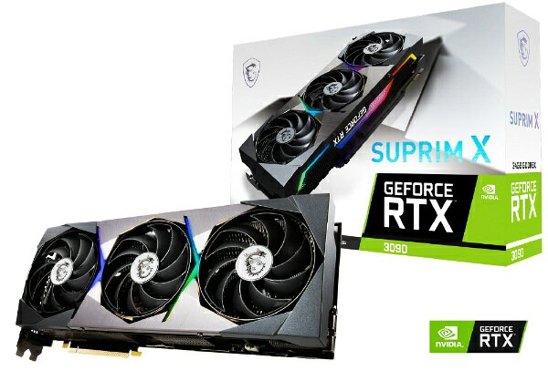 MSI｜エムエスアイ グラフィックボード GeForce RTX 3090 SUPRIM X 24G [24GB /GeForce RTXシリーズ]