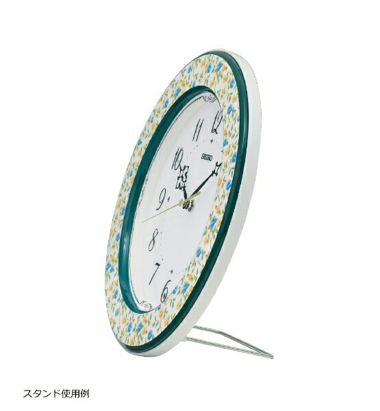 SEIKO|セイコー 掛け時計 花模様光沢 【...の紹介画像2