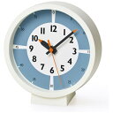 タカタレムノス|Lemnos fun pun clock with color! for table ライトブルー YD18-05LBL