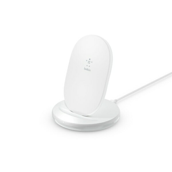 BELKIN｜ベルキン BOOST↑CHARGE 15Wワイヤレス充電スタンド（24W QC 3.0 USB充電器、USB-A to Cケーブル付き） ホワイト WIB002DQWH [Quick Charge対応 /ワイヤレスのみ]