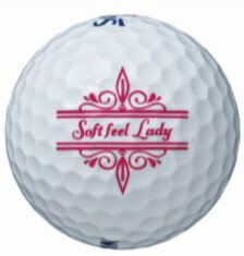 ダンロップ　スリクソン　DUNLOP　SRIXON レディース ゴルフボール スリクソン SRIXON SOFT FEEL LADY《1スリーブ(3球)》/パッションピンク》