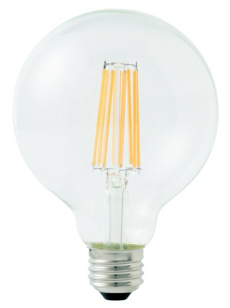 東京メタル｜TOME フィラメント型LED ボール球形 100W相当 クリア LDG10LGC100WTM 