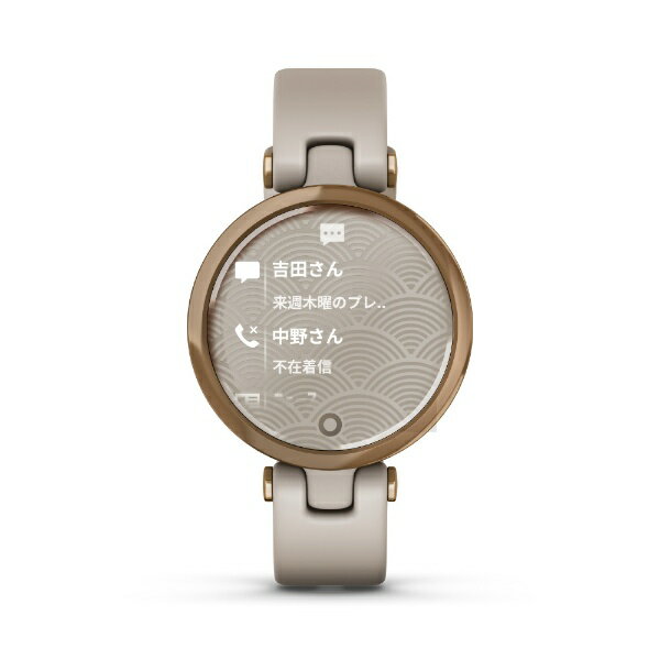 GARMIN｜ガーミン 010-02384-41 Lily Sport Light Sand / Rose Gold【point_rb】