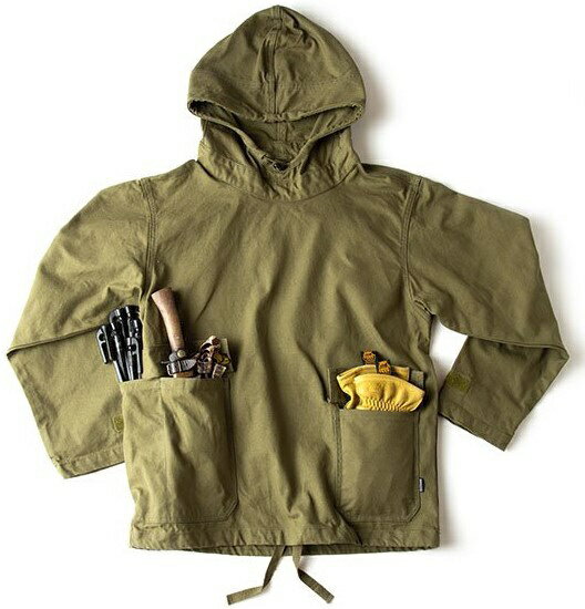 GRIP SWANY｜グリップスワニー CAMP SALVAGE PARKA(XLサイズ/OLIVE) GSJ-50【返品交換不可】